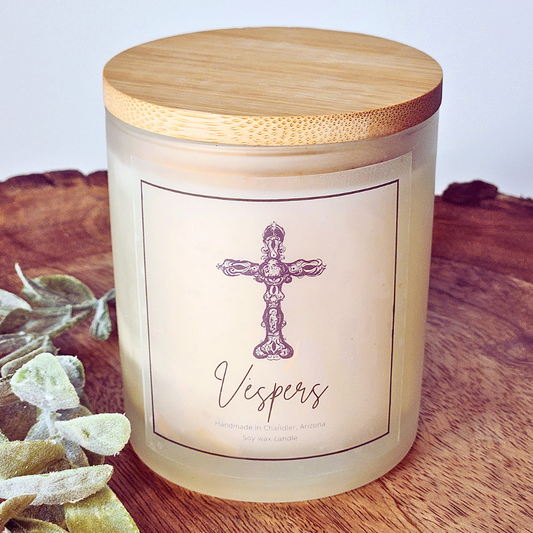 Vespers Scented Prayer Candle 8 oz. Jar